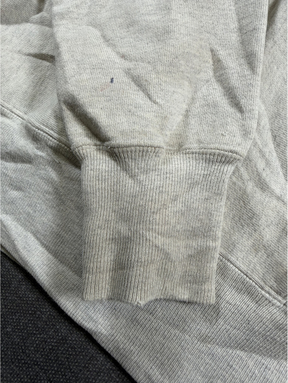 Vail Light Gray Pullover Hoodie with Front Pocket and Logo Size Small - Picture 6 of 12